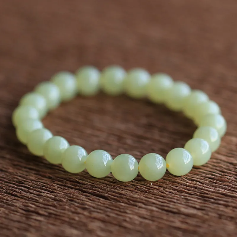MARY WINDSOR Hetian Jade Bracelets Women's Pale Greenish White Jade-1