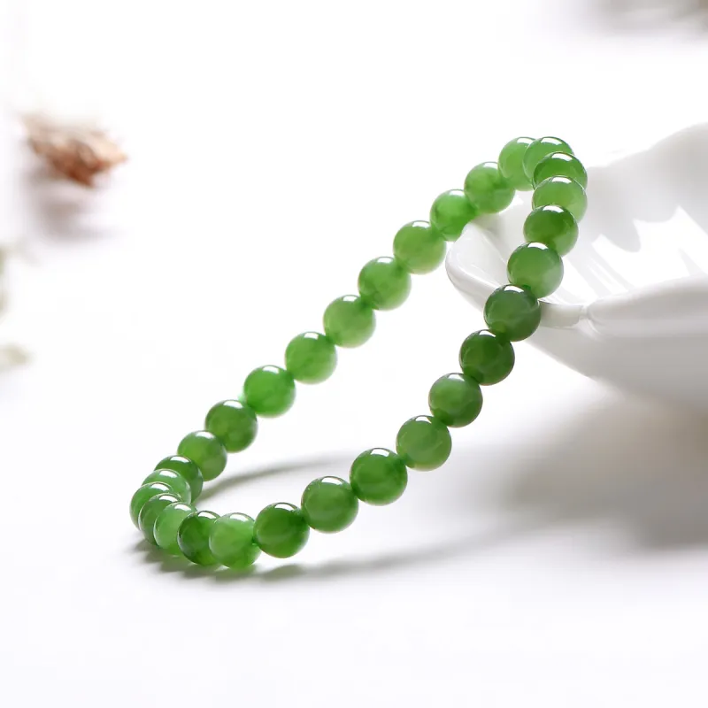 MARY WINDSOR Hetian Jade Bracelets Jasper Unisex-4
