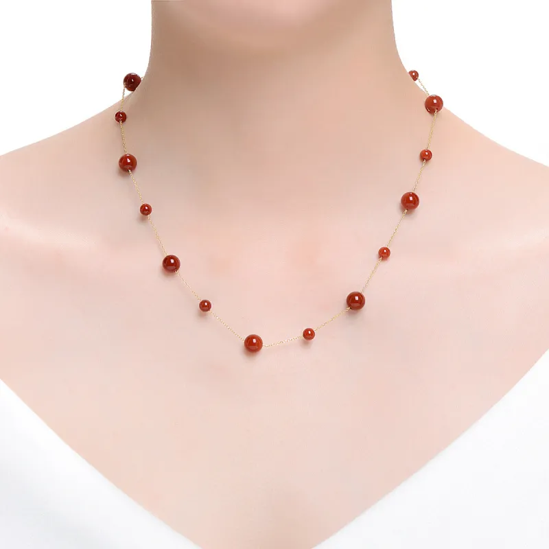 MARY WINDSOR Agate Necklaces Women's-2