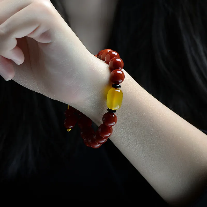 MARY WINDSOR Agate Bracelets Unisex-2