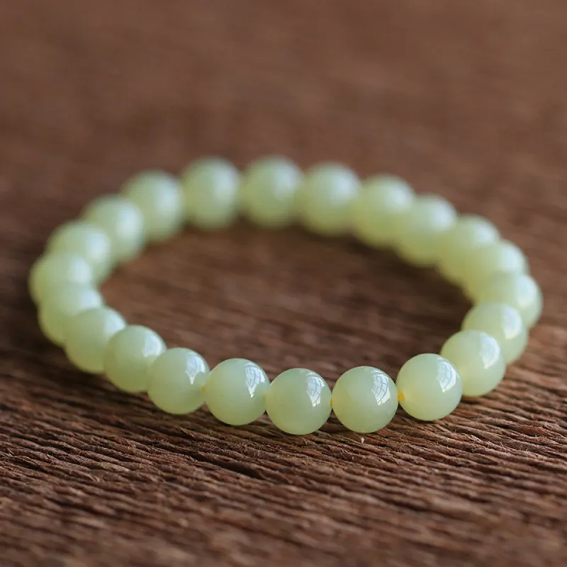 MARY WINDSOR Hetian Jade Bracelets Women's Pale Greenish White Jade-2