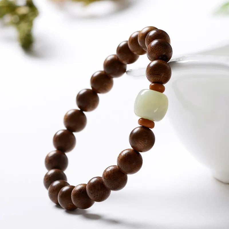 MARY WINDSOR Agarwood Precious Wood Bracelets Unisex-4