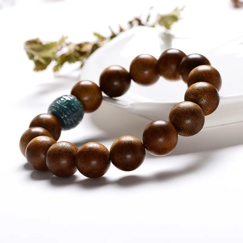 MARY WINDSOR Agarwood Precious Wood Bracelets Unisex-4