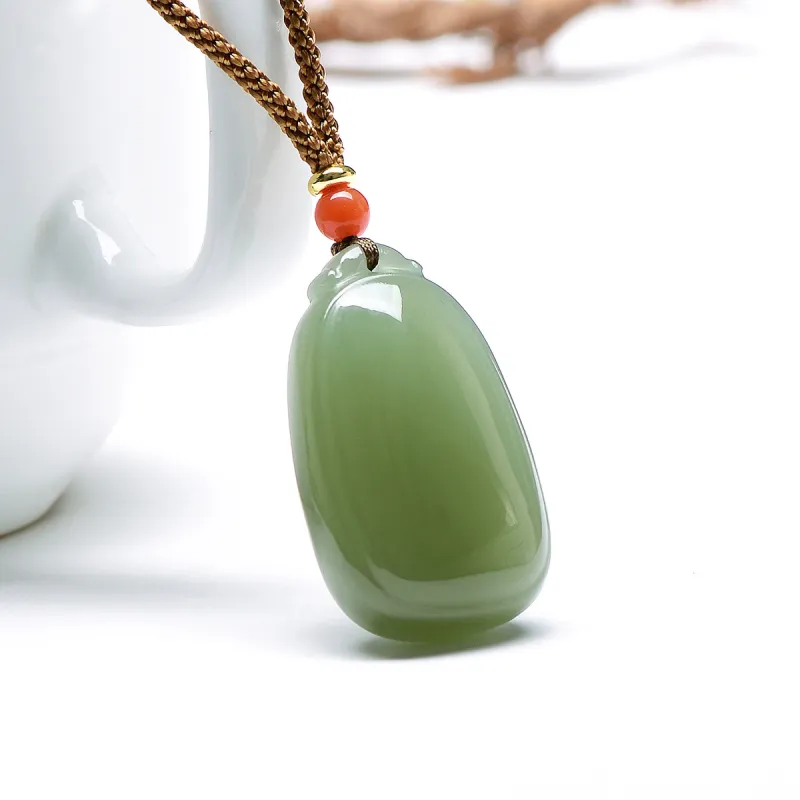 MARY WINDSOR Hetian Jade Peace Pendant Green Jade Women's-2