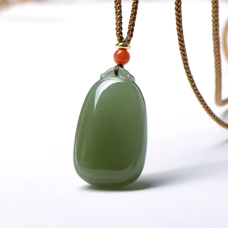 MARY WINDSOR Hetian Jade Peace Pendant Green Jade Women's-5
