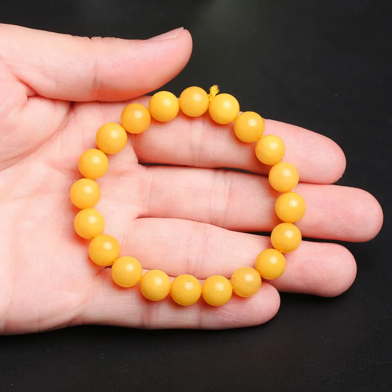 MARY WINDSOR Beeswax Jade Bracelets Unisex-2