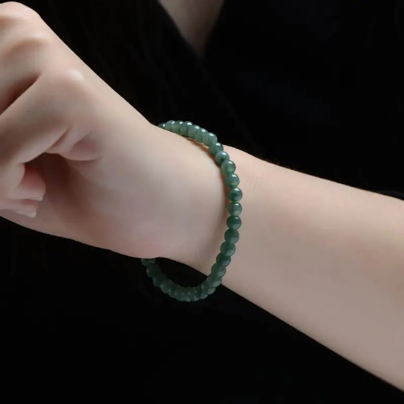 MARY WINDSOR Glutinous Jade Jadeite Bracelets Unisex-3