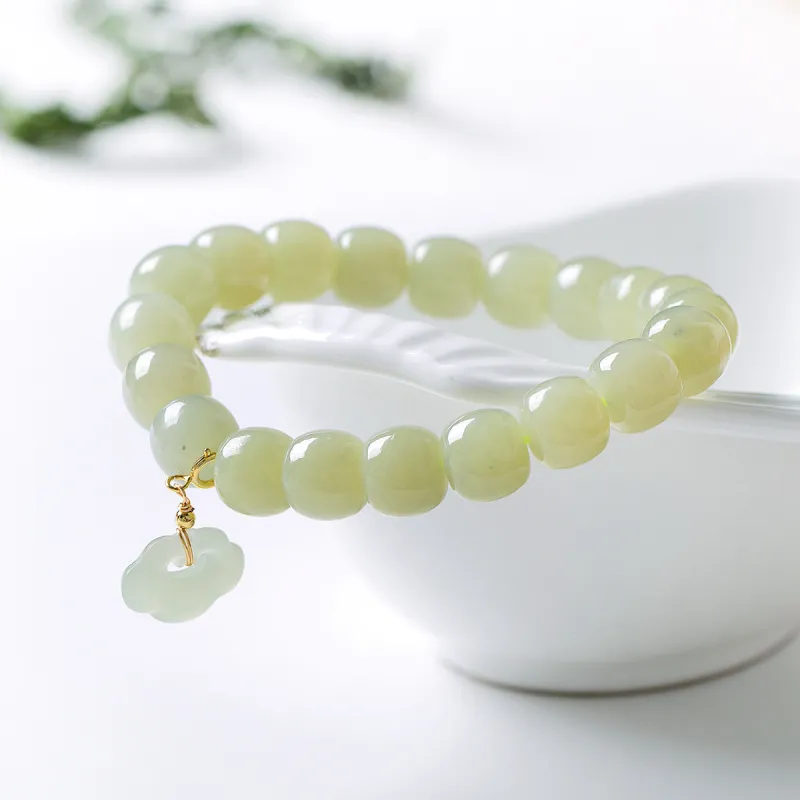MARY WINDSOR Hetian Jade Bracelets Unisex-5