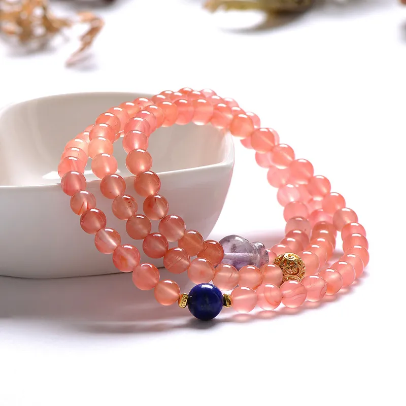 MARY WINDSOR South Red Agate Bracelets Unisex-2