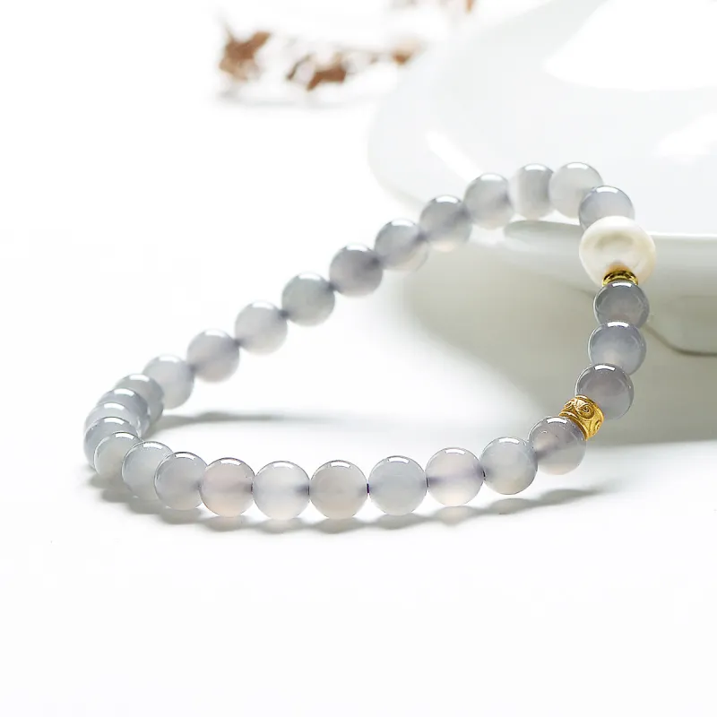 MARY WINDSOR Hetian Jade Bracelets Smoky Purple Women's-1