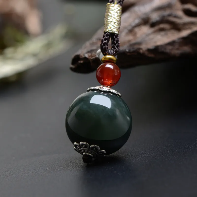MARY WINDSOR Pendants Green Jade Unisex-4