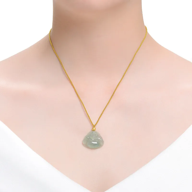 MARY WINDSOR Ice Glutinous Jadeite Necklaces Women's-2