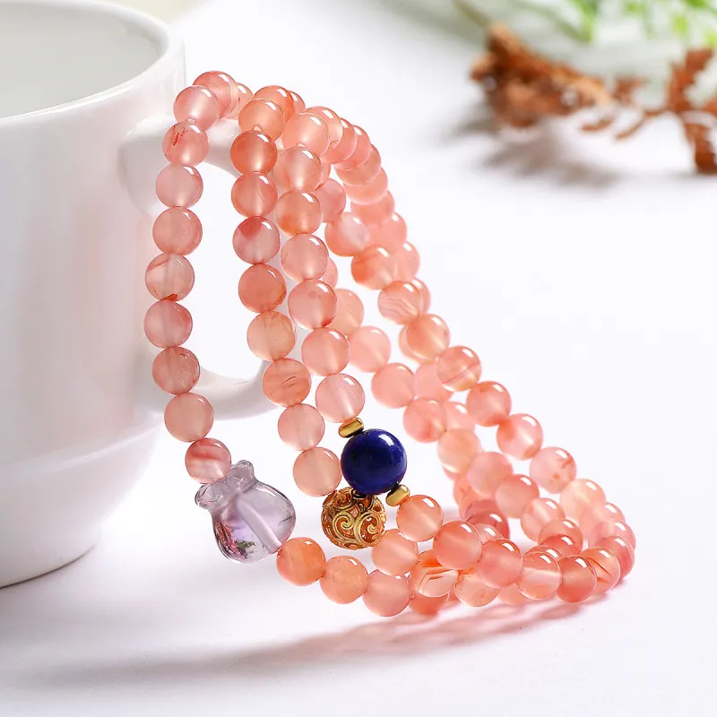 MARY WINDSOR South Red Agate Bracelets Unisex-4