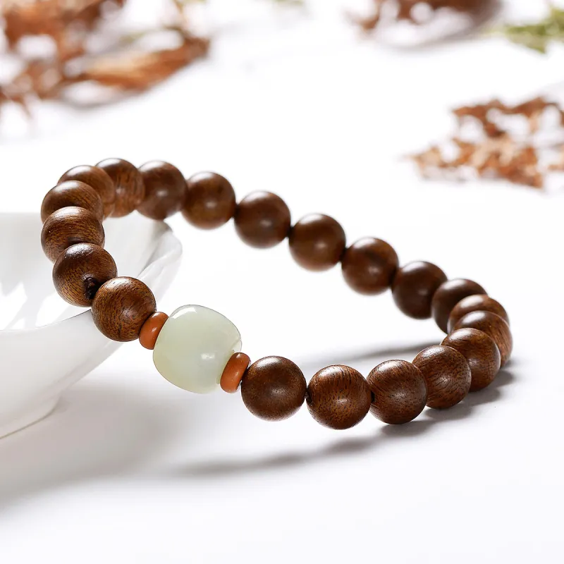 MARY WINDSOR Agarwood Precious Wood Bracelets Unisex-1