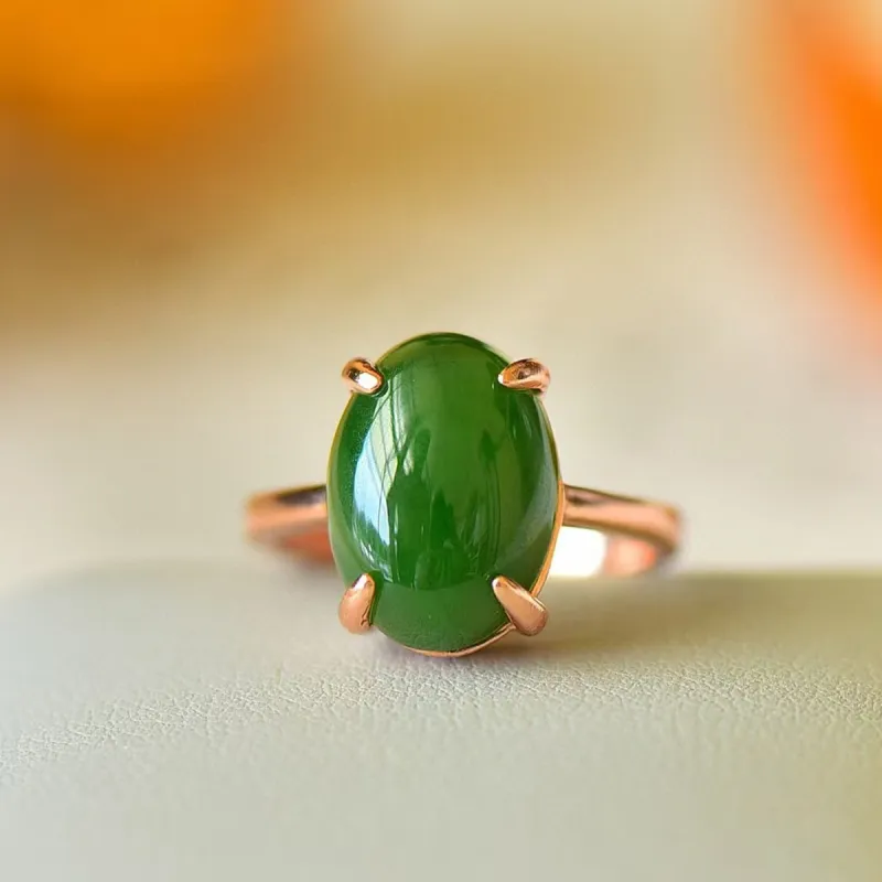 MARY WINDSOR Hetian Jade Rings Jasper Women's-1