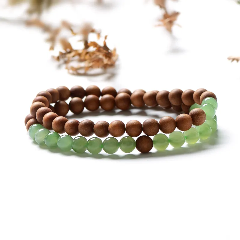 MARY WINDSOR Bracelets Green Jade Unisex-2