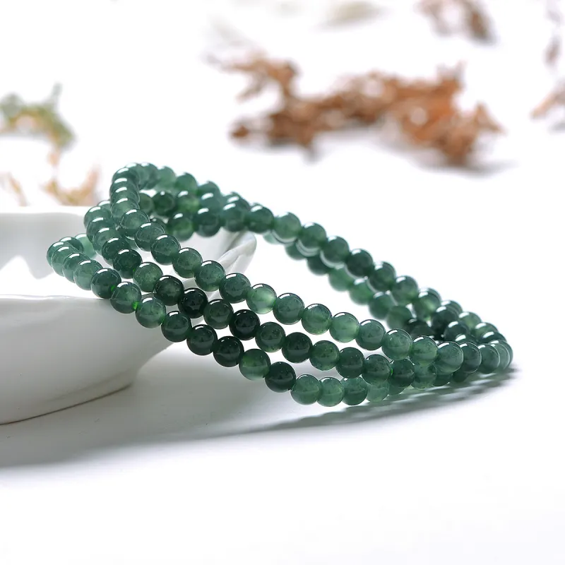 MARY WINDSOR Glutinous Jade Jadeite Bracelets Unisex-5