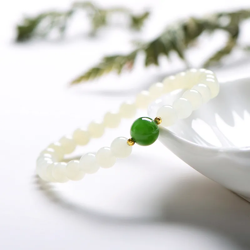 MARY WINDSOR Hetian Jade Bracelets White Jade Women's-1
