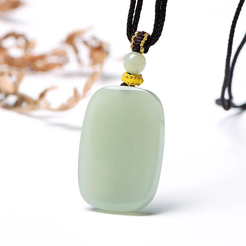 MARY WINDSOR Hetian Jade Amulet Pendant Pale Greenish White Jade Women's-1