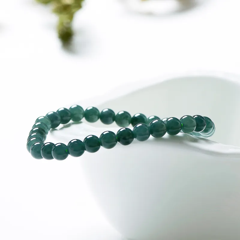 MARY WINDSOR Glutinous Jade Jadeite Bracelets Unisex-2