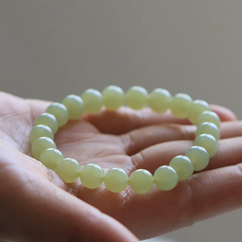 MARY WINDSOR Hetian Jade Bracelets Women's Pale Greenish White Jade-3