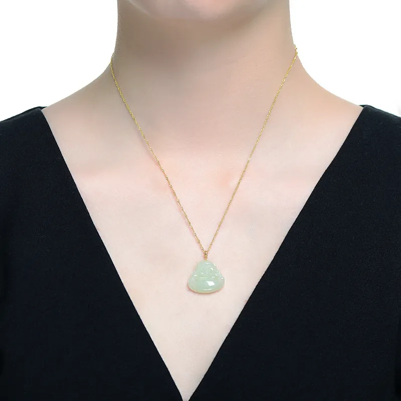 MARY WINDSOR Hetian Jade Necklaces Women's White Jade-1