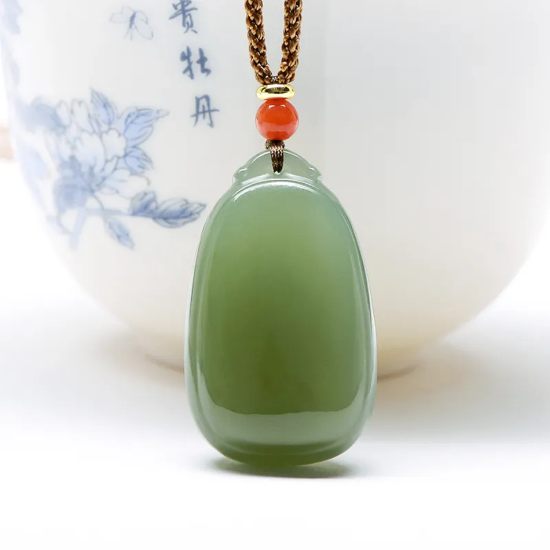 MARY WINDSOR Hetian Jade Peace Pendant Green Jade Women's-1