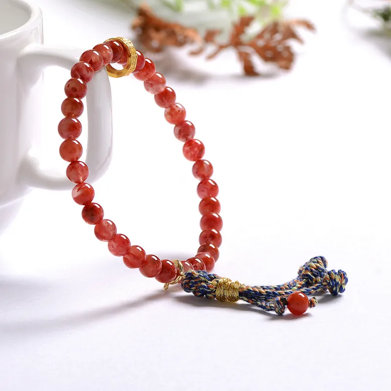 MARY WINDSOR South Red Agate Bracelets Unisex-4