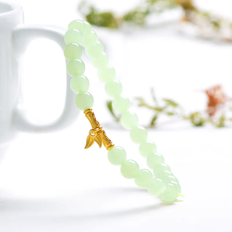 MARY WINDSOR Hetian Jade Bracelets Women's Pale Greenish White Jade-4