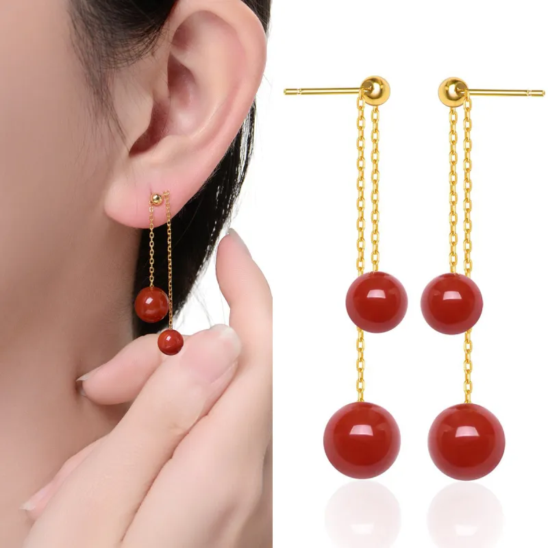MARY WINDSOR Agate Earrings Women's-2