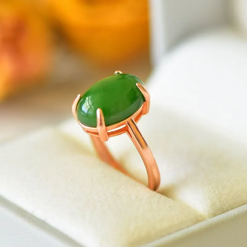 MARY WINDSOR Hetian Jade Rings Jasper Women's-4