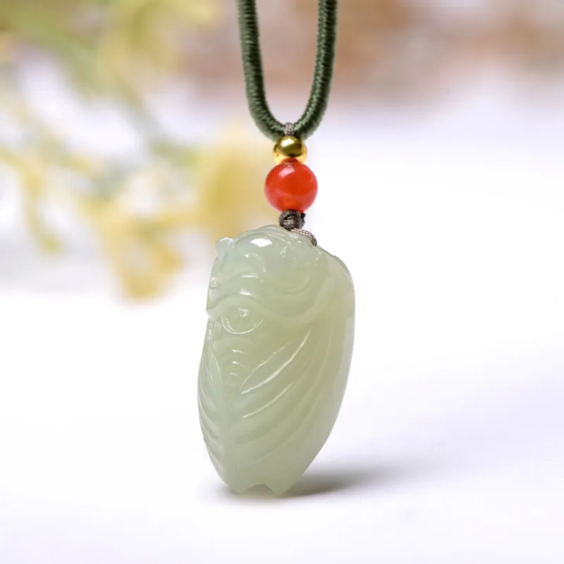 MARY WINDSOR Hetian Jade Pendants Pale Greenish White Jade Unisex-3