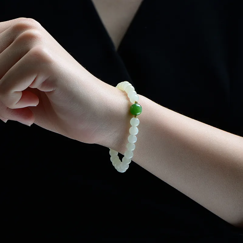 MARY WINDSOR Hetian Jade Bracelets White Jade Women's-2