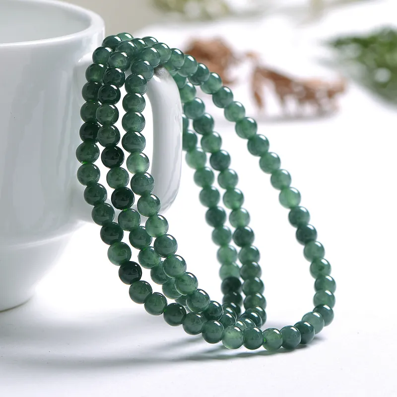 MARY WINDSOR Glutinous Jade Jadeite Bracelets Unisex-2