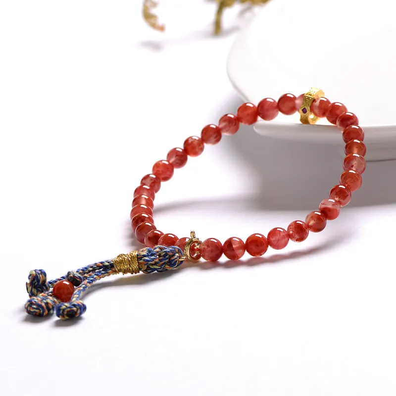 MARY WINDSOR South Red Agate Bracelets Unisex-1