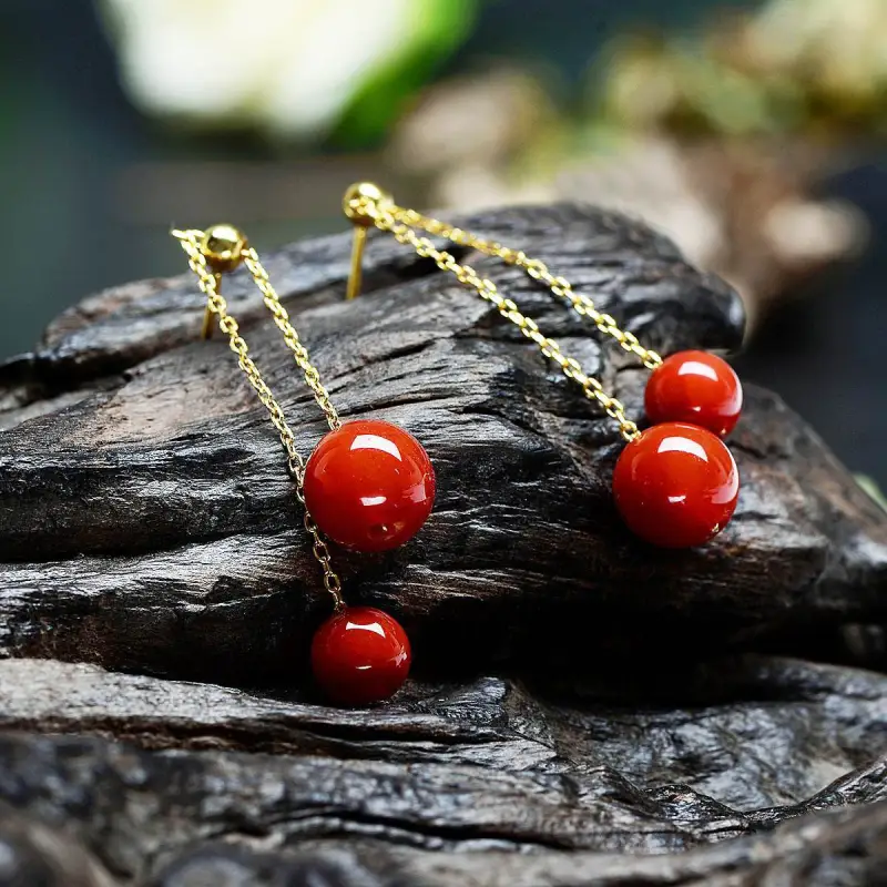 MARY WINDSOR Agate Earrings Women's-3