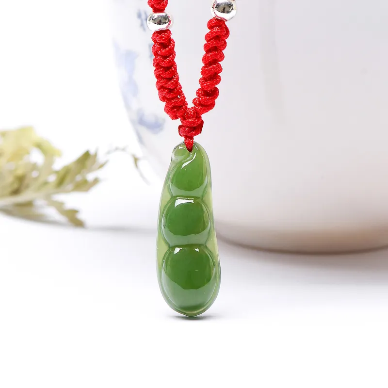 MARY WINDSOR Hetian Jade Pendants Jasper Unisex-2
