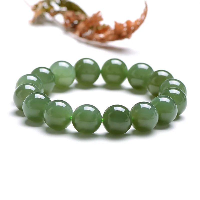 MARY WINDSOR Hetian Jade Bracelets Unisex Pale Greenish White Jade-9