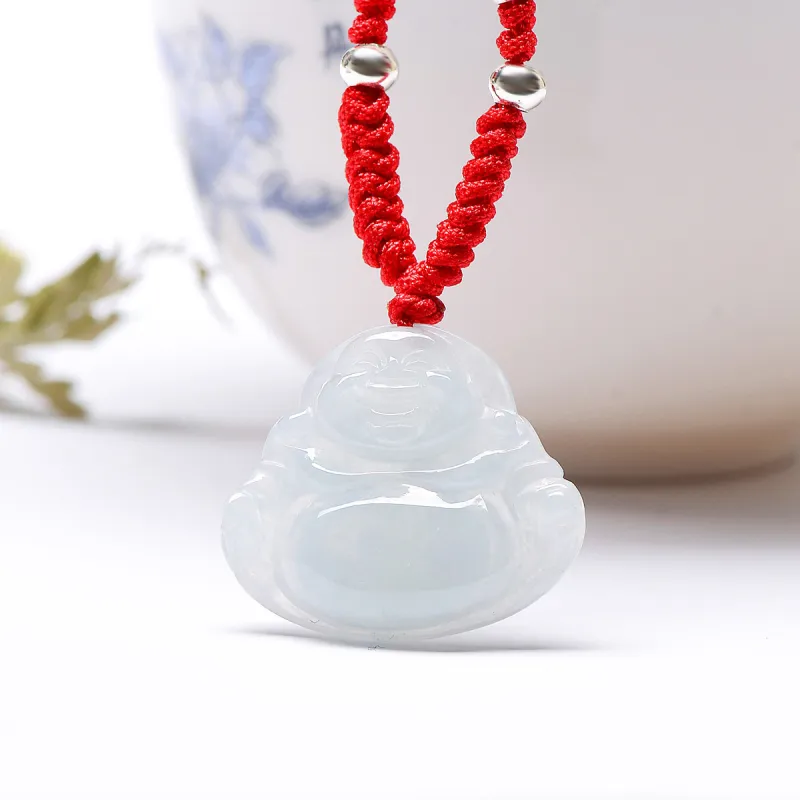 MARY WINDSOR Ice Type Jadeite Pendants Unisex-2