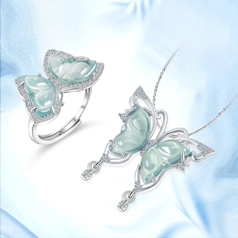 MARY WINDSOR Ice Glutinous Jadeite Rings Women's-1