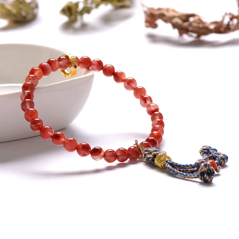 MARY WINDSOR South Red Agate Bracelets Unisex-3