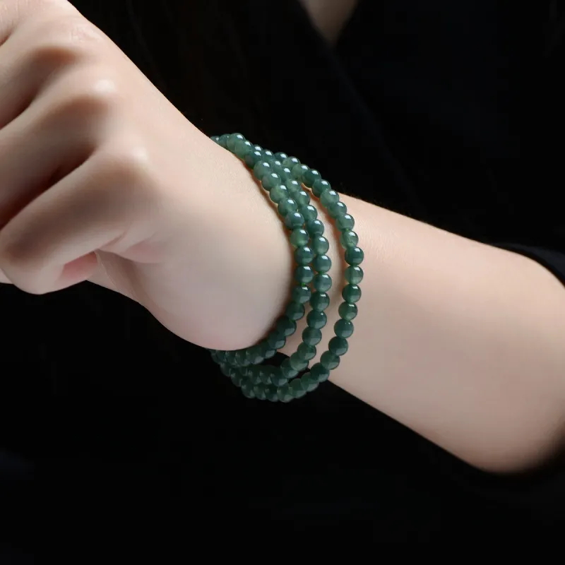 MARY WINDSOR Glutinous Jade Jadeite Bracelets Unisex-3