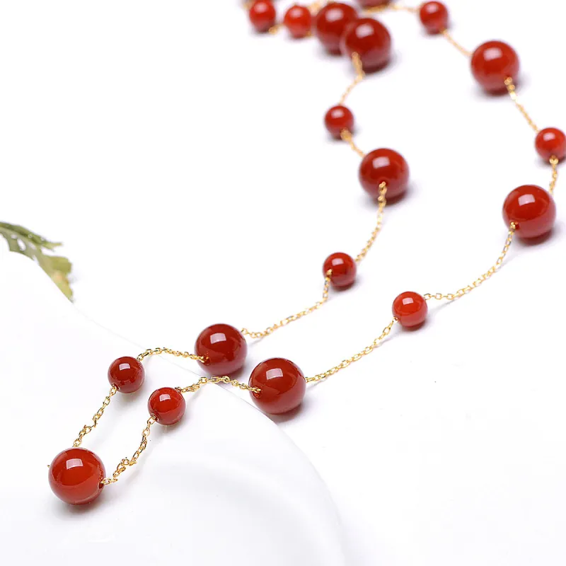 MARY WINDSOR Agate Necklaces Women's-3