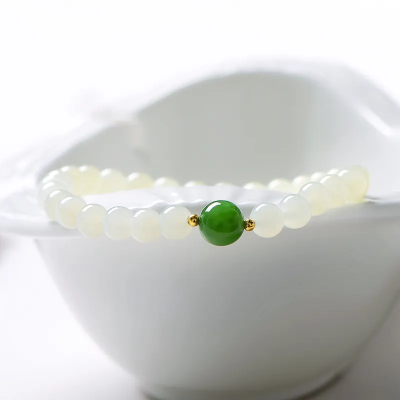 MARY WINDSOR Hetian Jade Bracelets White Jade Women's-3