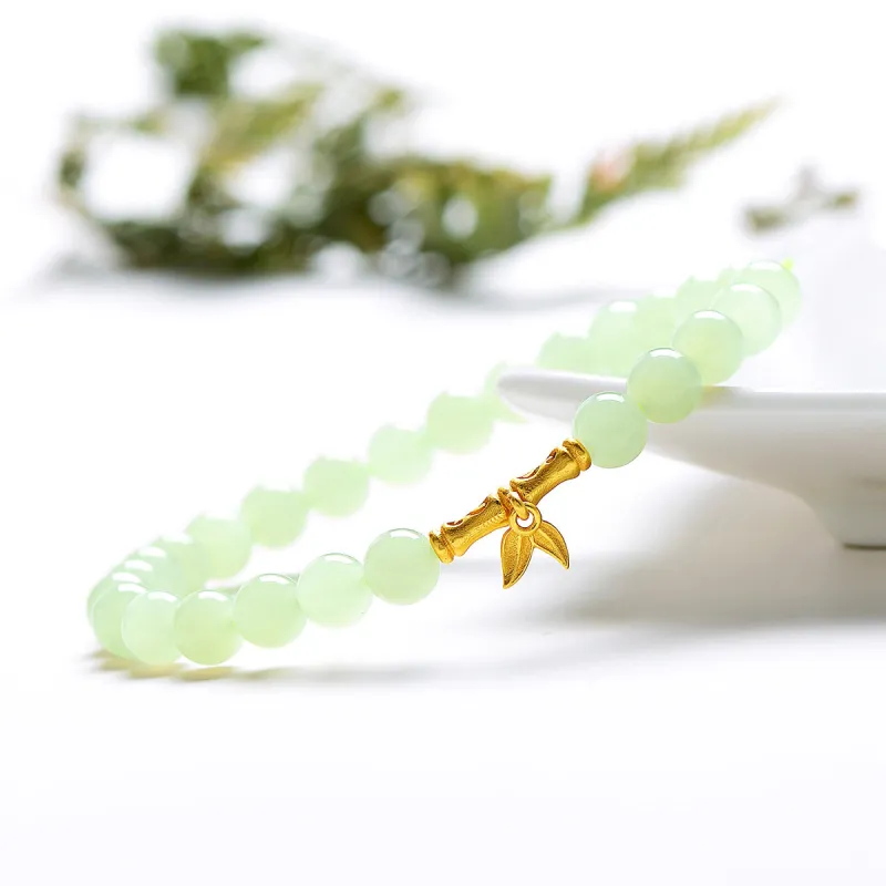 MARY WINDSOR Hetian Jade Bracelets Women's Pale Greenish White Jade-1