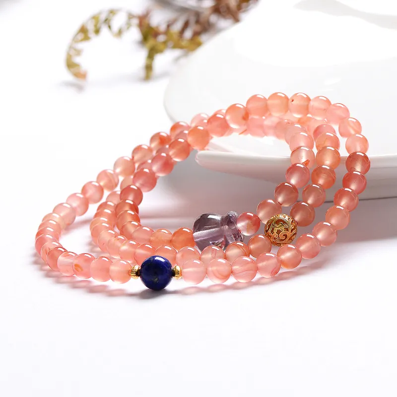 MARY WINDSOR South Red Agate Bracelets Unisex-3