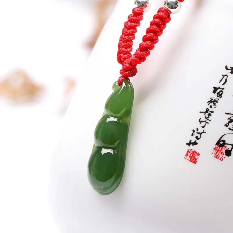 MARY WINDSOR Hetian Jade Pendants Jasper Unisex-4