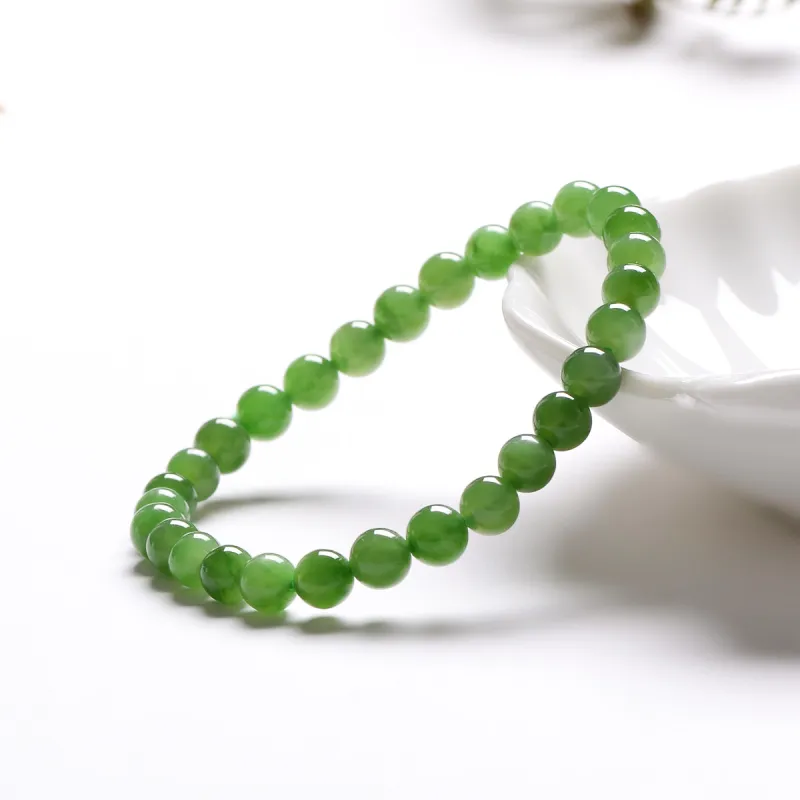 MARY WINDSOR Hetian Jade Bracelets Jasper Unisex-2