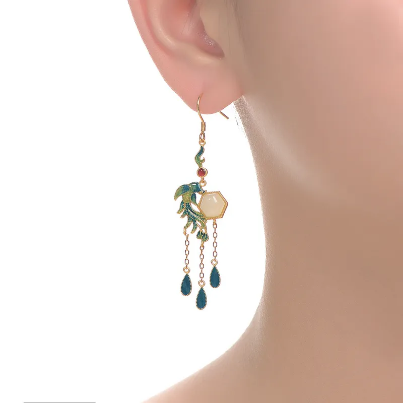 MARY WINDSOR Jade Earrings White Jade Women's-2