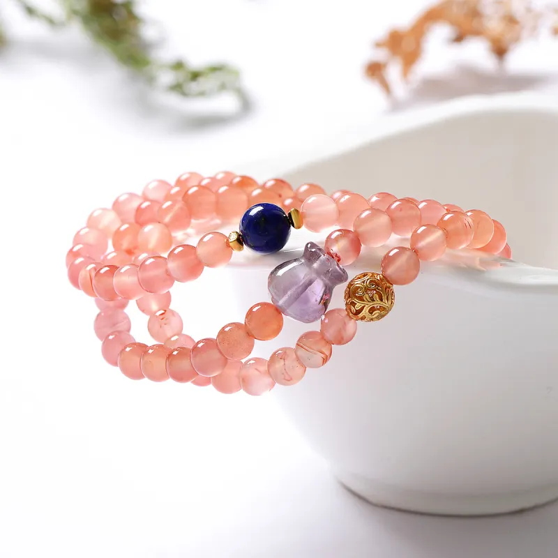 MARY WINDSOR South Red Agate Bracelets Unisex-1